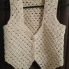 Vest Crop Rajut